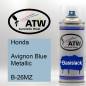 Preview: Honda, Avignon Blue Metallic, B-26MZ: 400ml Sprühdose, von ATW Autoteile West.